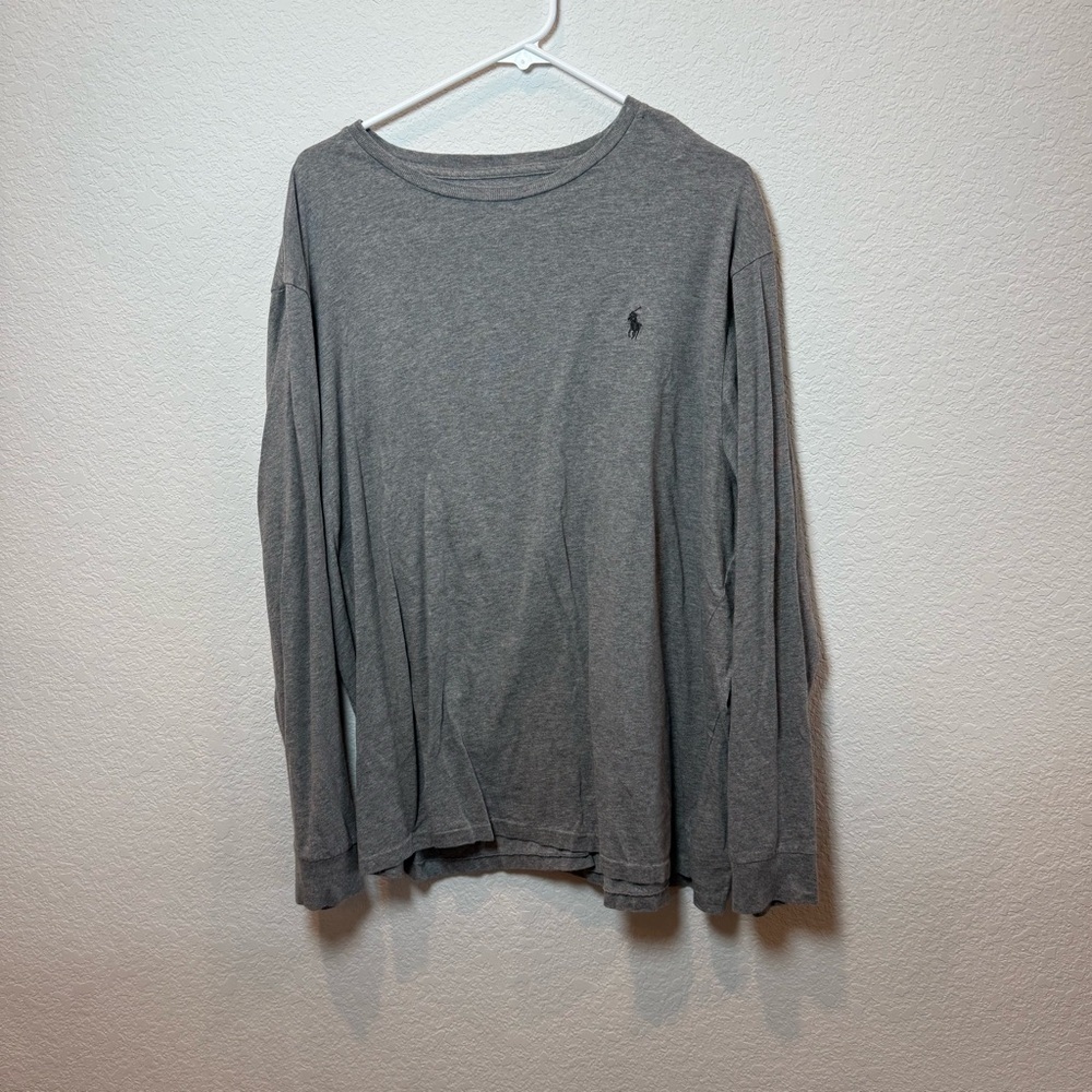 Polo by Ralph Lauren Gray Long Sleeve Tee